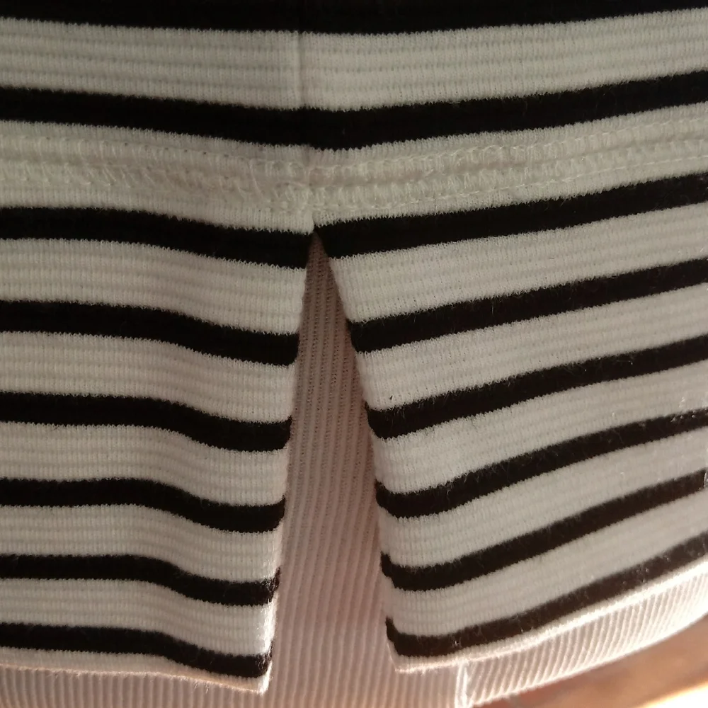 LOFT Lou & Grey Striped Ottoman Popover Knit Top, Oversized Fit - Picture 10 of 12